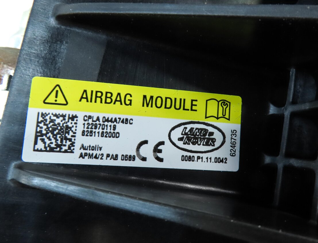 Thumbnail 7: 2013-2020 DISCOVERY RANGE ROVER SPORT (L405 L462 L494) PASSENGER DASH AIRBAG