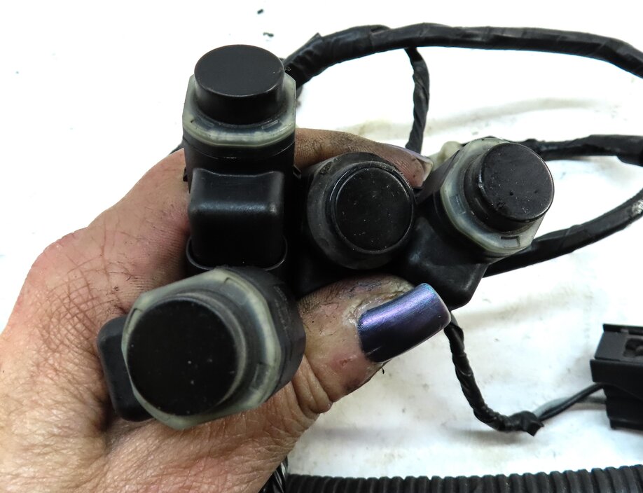 Thumbnail 6: 2013 LAND RANGE ROVER (L405) FRONT PARK ASSIS PDC SENSOR SET4 (GRAY) w/ HARNESS