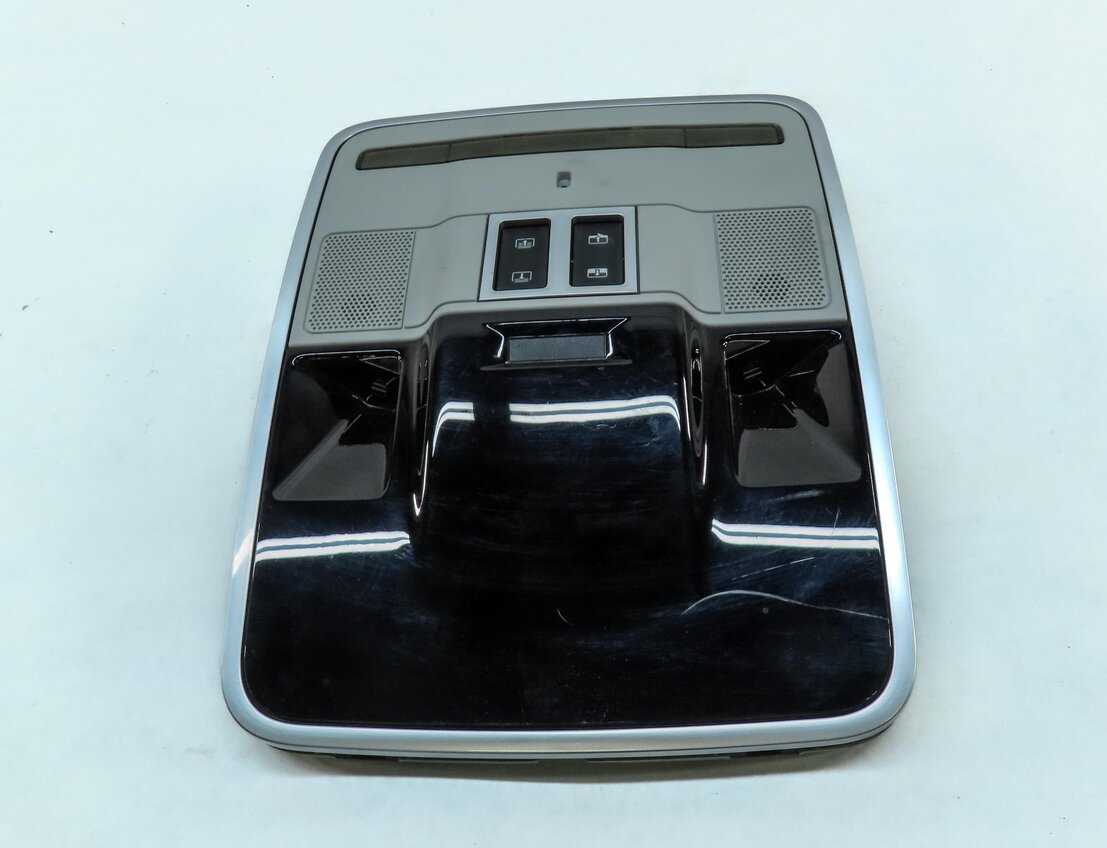Thumbnail 2: 2013 LAND RANGE ROVER (L405) FRONT ROOF DOME LIGHT MAP READING LAMP BLACK & GRAY