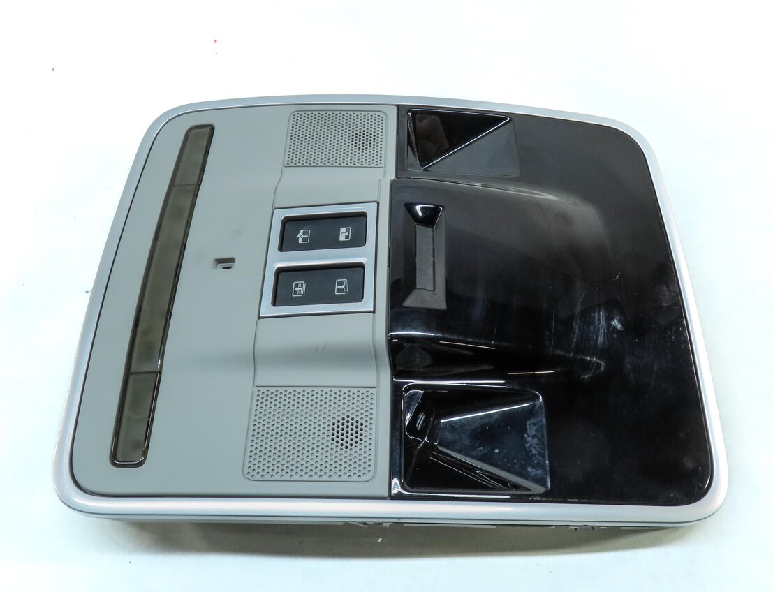 Thumbnail 4: 2013 LAND RANGE ROVER (L405) FRONT ROOF DOME LIGHT MAP READING LAMP BLACK & GRAY