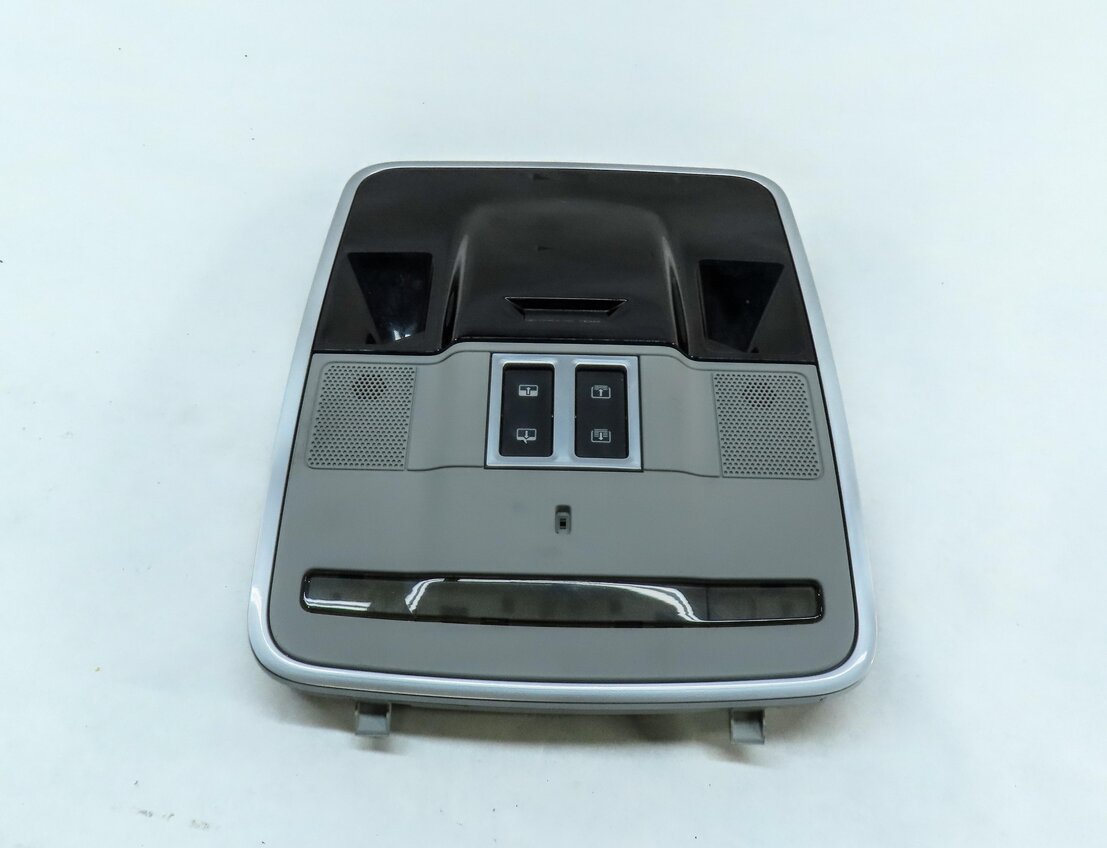 Thumbnail 5: 2013 LAND RANGE ROVER (L405) FRONT ROOF DOME LIGHT MAP READING LAMP BLACK & GRAY