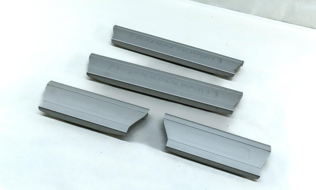 2013 LAND RANGE ROVER (L405) FRONT REAR LEFT RIGHT DOOR SILL SCUFF PLATE SET 4