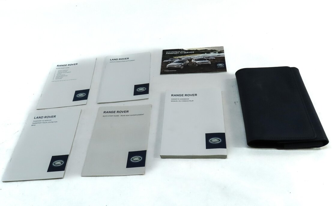 Thumbnail 2: 2013 LAND RANGE ROVER (L405) OWNERS MANUAL BOOKLET SET 6 w/ CARRYING CASE