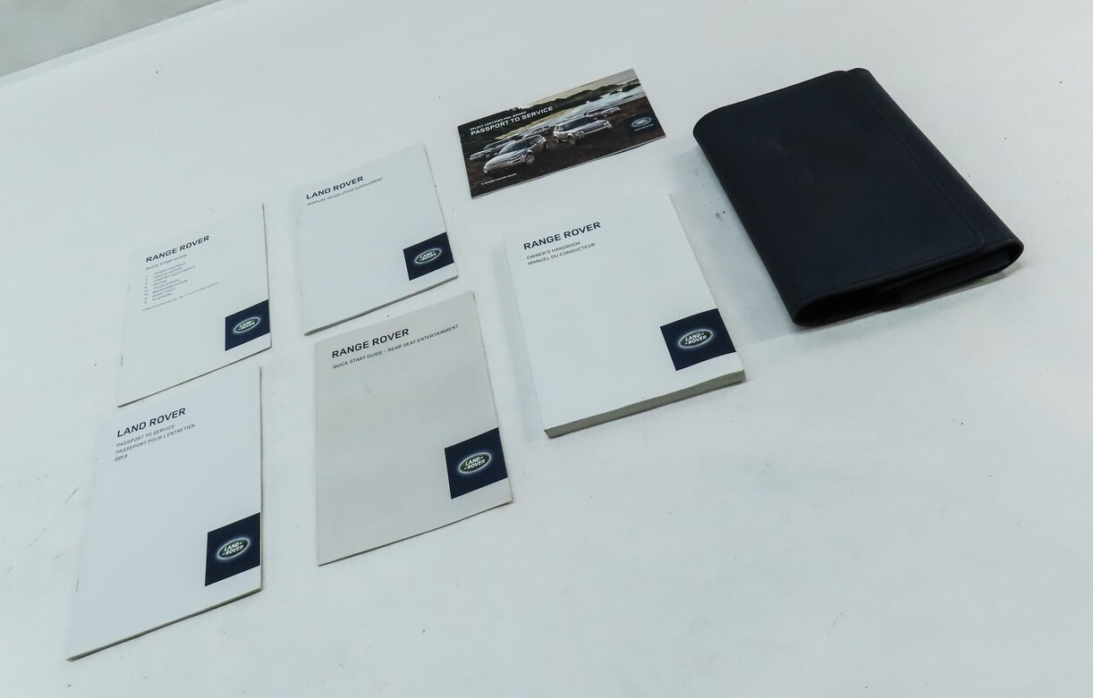 Thumbnail 3: 2013 LAND RANGE ROVER (L405) OWNERS MANUAL BOOKLET SET 6 w/ CARRYING CASE