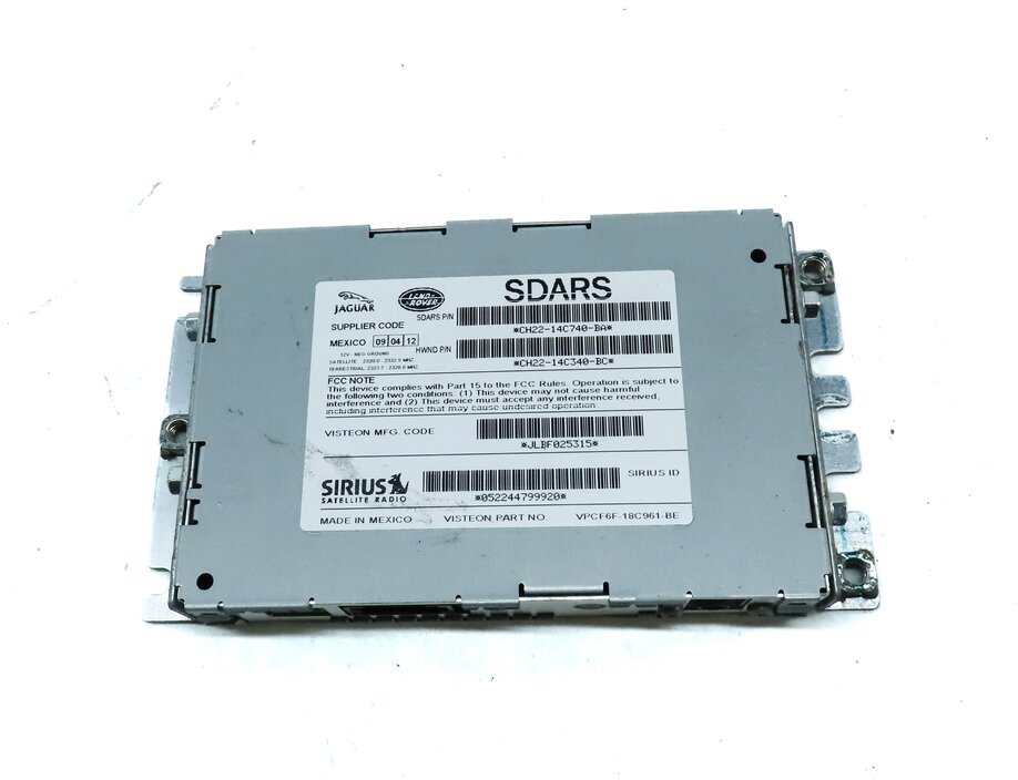 Thumbnail 2: 2012-2013 LR4 RANGE ROVER SPORT EVOQUE (L320 L538) SIRIUS SATELLITE RADIO MODULE