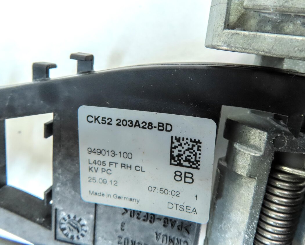 Thumbnail 7: 12-17 RANGE ROVER SPORT EVOQUE (L405 L494) RIGHT FRONT PASSIVE DOOR HANDLE GRAY