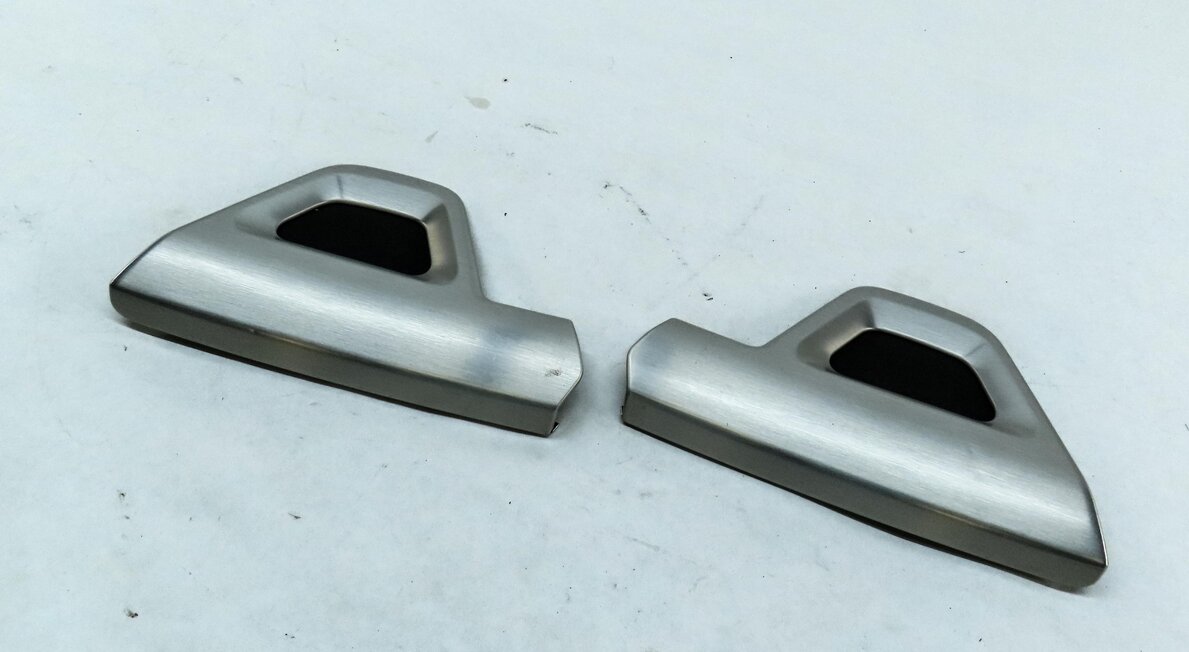 2013 LAND RANGE ROVER (L405) FRONT LEFT RIGHT CONSOLE TRIM SET BRUSHED ALUMINUM