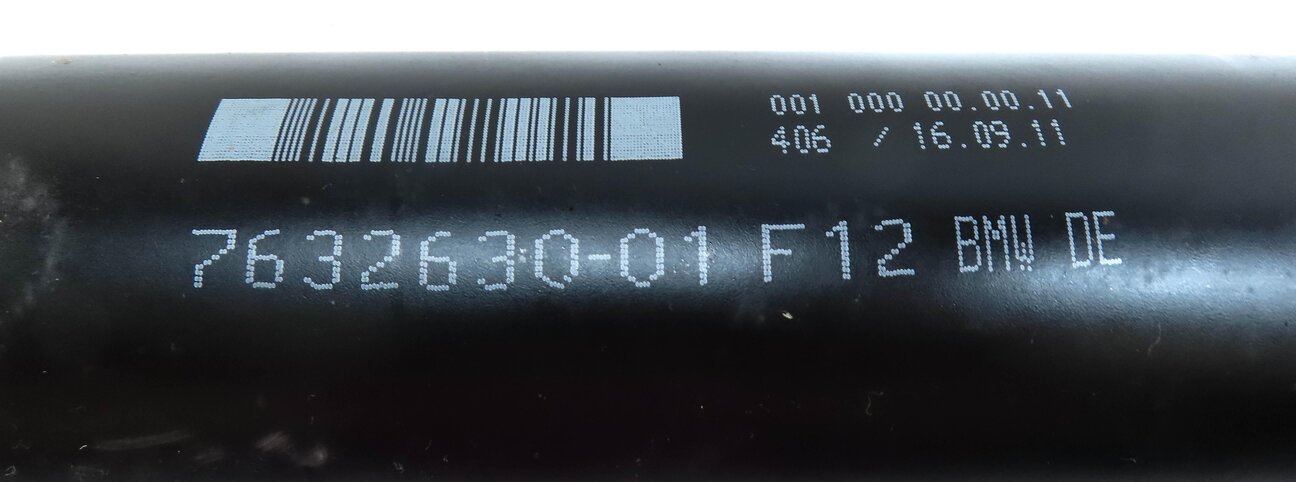 Thumbnail 5: 12-18 BMW 640i (F12 F13) RWD 3.0L 2-DOOR REAR DRIVESHAFT DRIVELINE DRIVE SHAFT