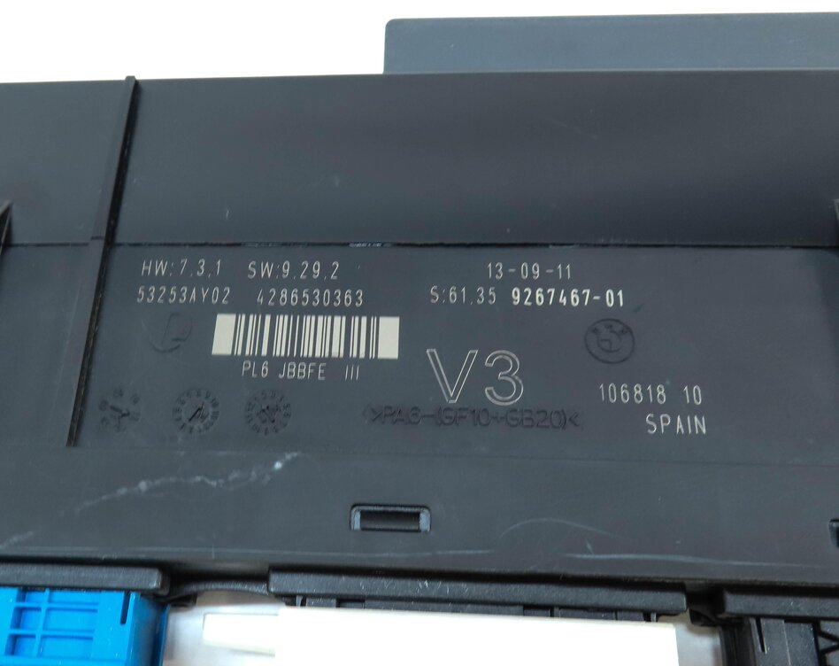 Thumbnail 4: 2012 BMW 640i COUPE (F13) PRIMARY BODY CONTROL MODULE 61359267467