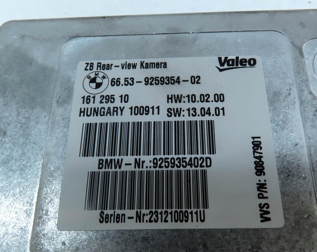 Thumbnail 4: 10-19 BMW 2 3 4 5 6 7 SERIES F01 F02 F10 F12 F22 F30 F32 REARVIEW CAMERA MODULE