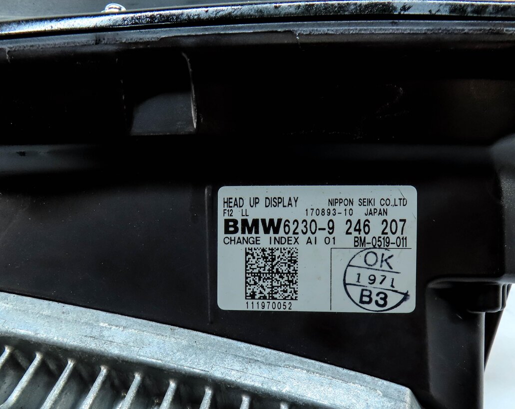 Thumbnail 7: 2012-2019 BMW 640i 650i M6 ///M (F06 F12 F13) HUD HEADS UP DISPLAY PROJECTOR