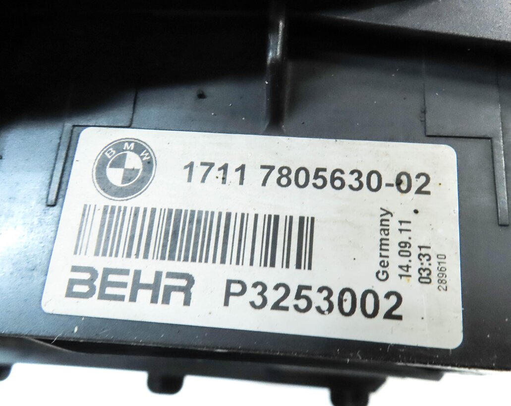 Thumbnail 7: 2012 BMW 640i COUPE F13 3.0L TURBO N55 ENGINE AUXILIARY RADIATOR SURROUND FRAME
