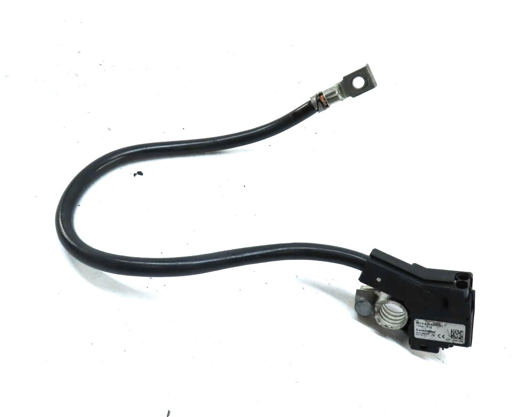 2012 BMW 640i COUPE F13 NEGATIVE BATTERY CABLE w/ INTELLIGENT BATTERY IBS MODULE