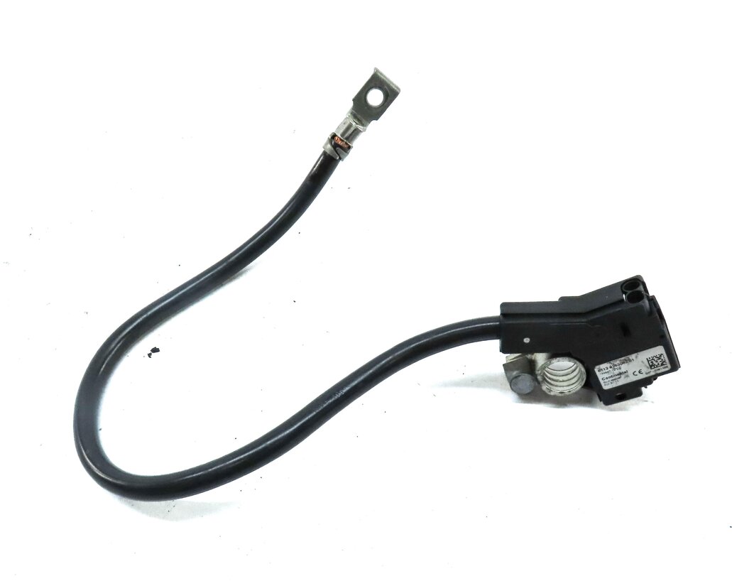Thumbnail 2: 2012 BMW 640i COUPE F13 NEGATIVE BATTERY CABLE w/ INTELLIGENT BATTERY IBS MODULE