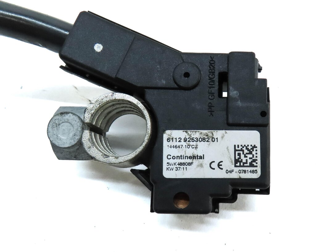 Thumbnail 5: 2012 BMW 640i COUPE F13 NEGATIVE BATTERY CABLE w/ INTELLIGENT BATTERY IBS MODULE