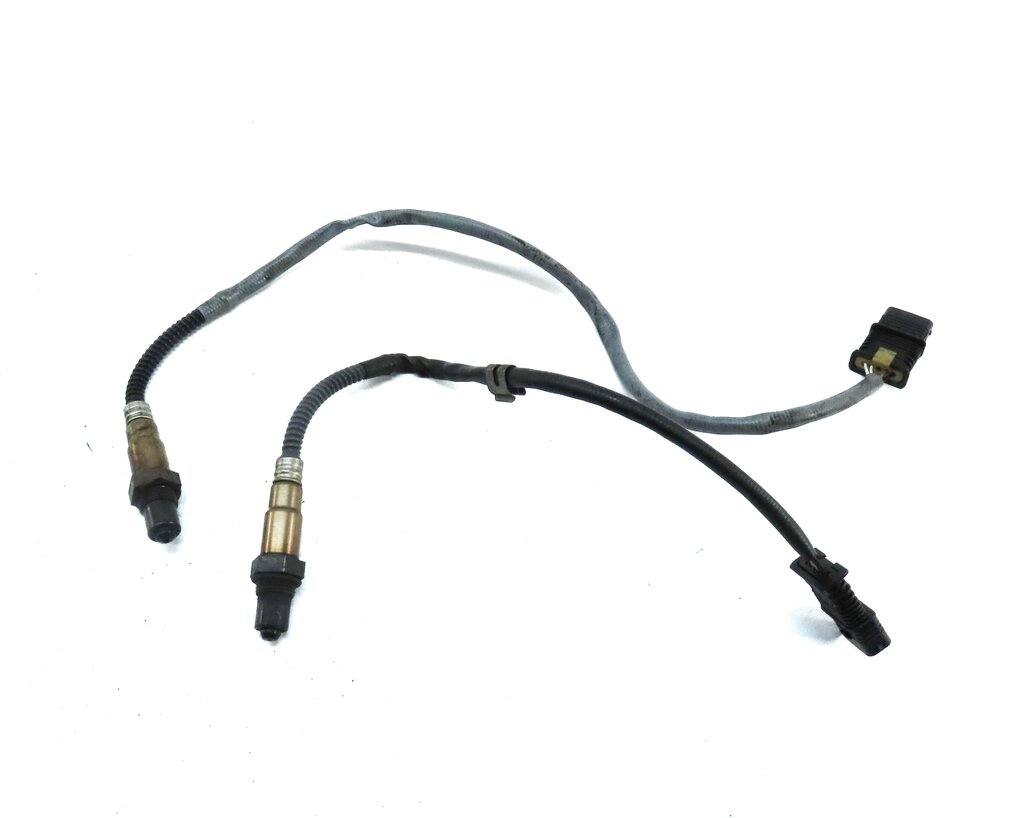Thumbnail 2: 2012 BMW 640i COUPE F13 3.0L TURBO N55 ENGINE PRE POST CAT O2 OXYGEN SENSOR SET2