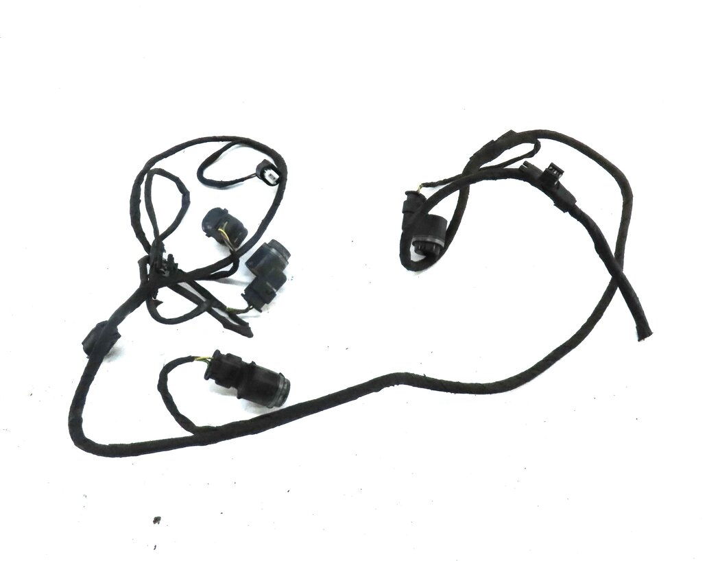 Thumbnail 2: 2012 BMW 640i COUPE F13 REAR PARK ASSIST PDC SENSOR SET4 (BLACK) w/ WIRE HARNESS