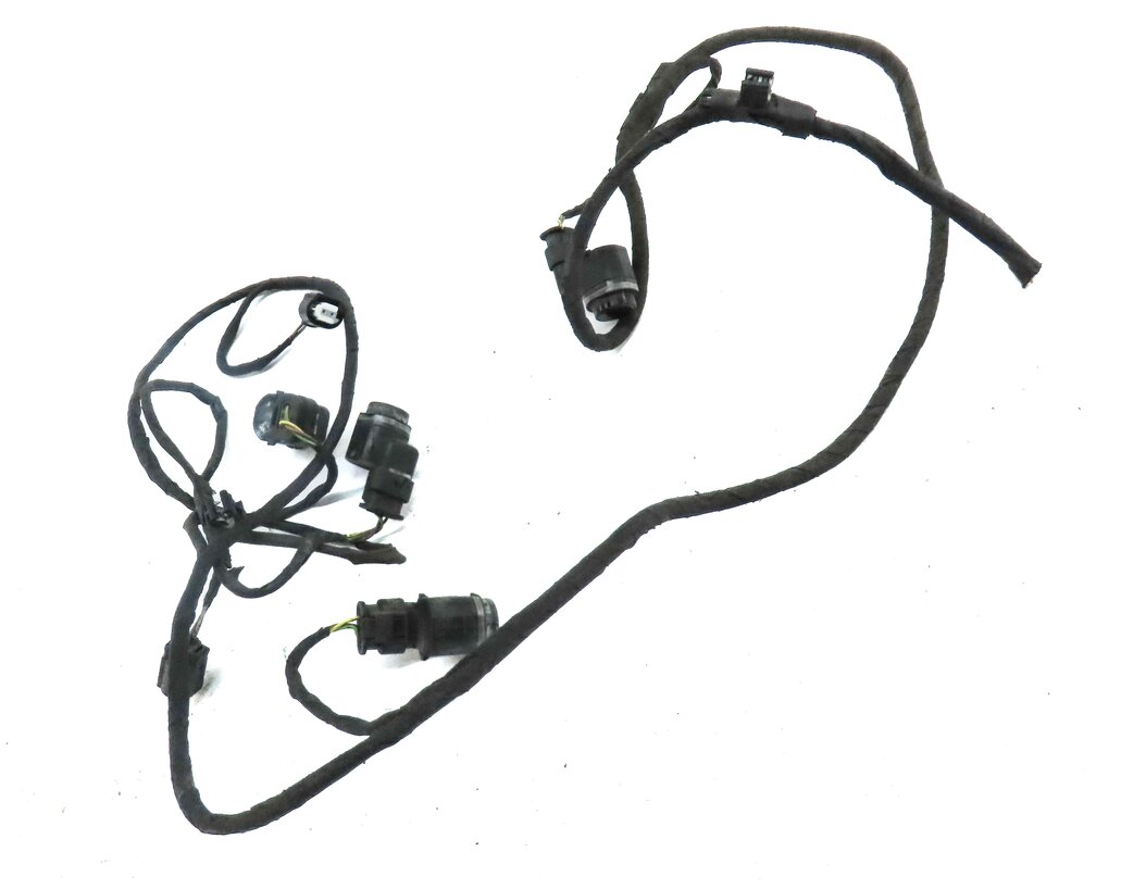Thumbnail 3: 2012 BMW 640i COUPE F13 REAR PARK ASSIST PDC SENSOR SET4 (BLACK) w/ WIRE HARNESS