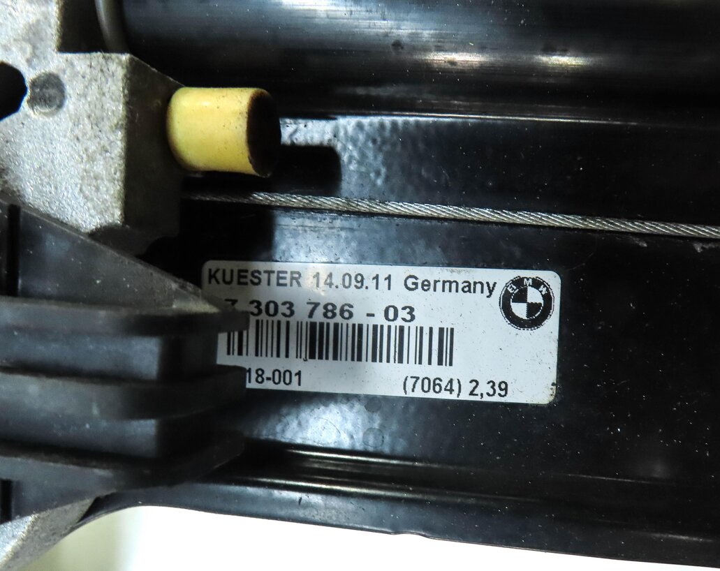 Thumbnail 5: 12-18 BMW 6-SERIES F12 F13 2-DOOR RIGHT PASSENGER DOOR WINDOW REGULATOR & MOTOR