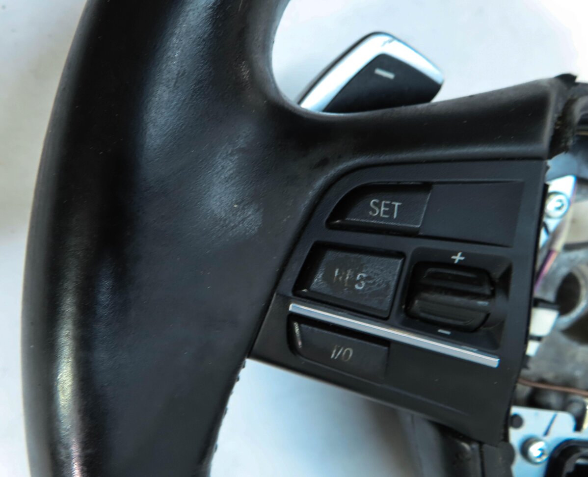 Thumbnail 7: 11-13 BMW 5 6 SERIES F10 F06 F12 F13 3 SPOKE ///M M SPORT STEERING WHEEL (BLACK)