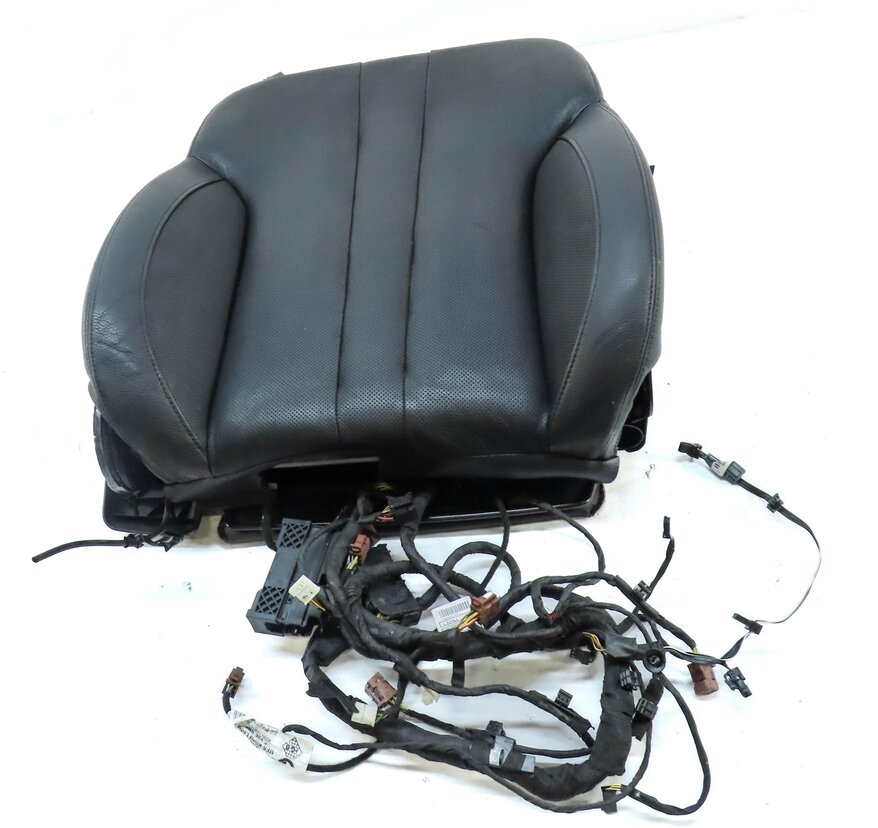 Thumbnail 2: 2012 BMW 640i COUPE F13 FRONT RIGHT UPPER COMFORT SEAT CUSHION HEAT VENTED BLACK