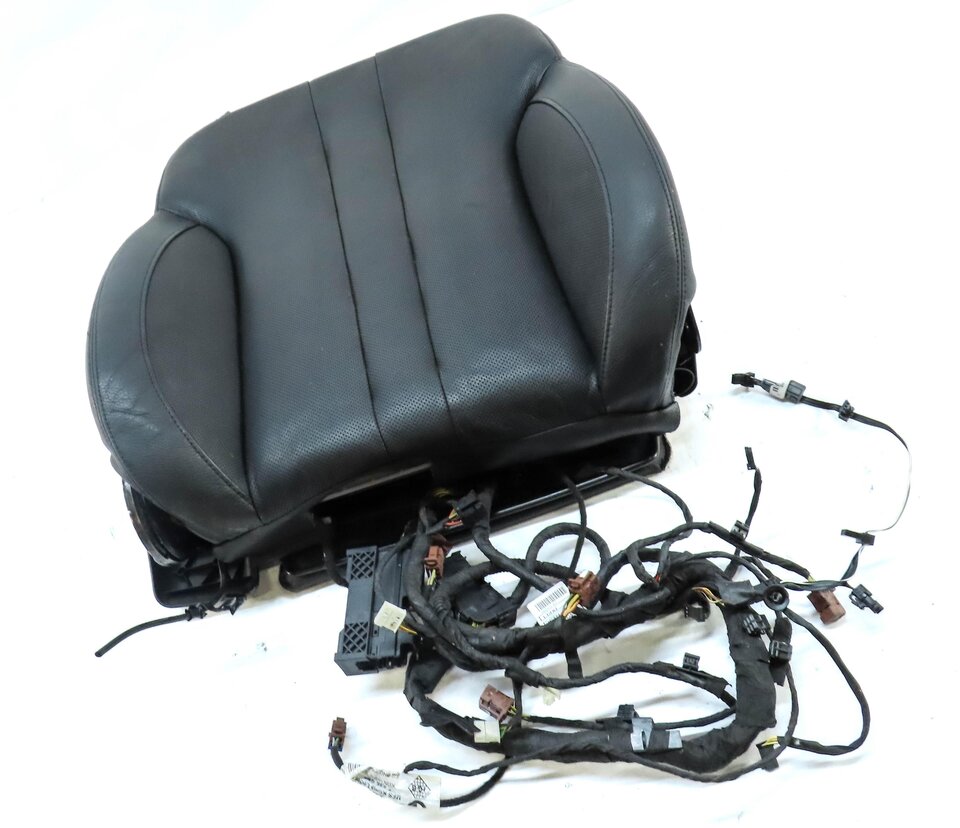Thumbnail 3: 2012 BMW 640i COUPE F13 FRONT RIGHT UPPER COMFORT SEAT CUSHION HEAT VENTED BLACK