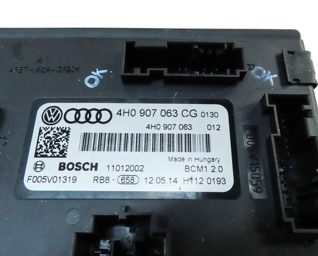Thumbnail 13: 2015 AUDI A6 C7 3.0L SUPER CTUA AUTO AWD SPEEDOMETER BODY ENGINE MODULE KEY SET
