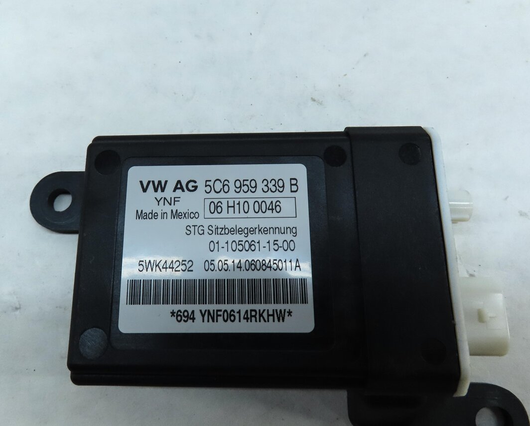 Thumbnail 4: 2015 AUDI A6 (C7) FRONT RIGHT PASSENGER SEAT OCCUPANCY MODULE 5C6959339B