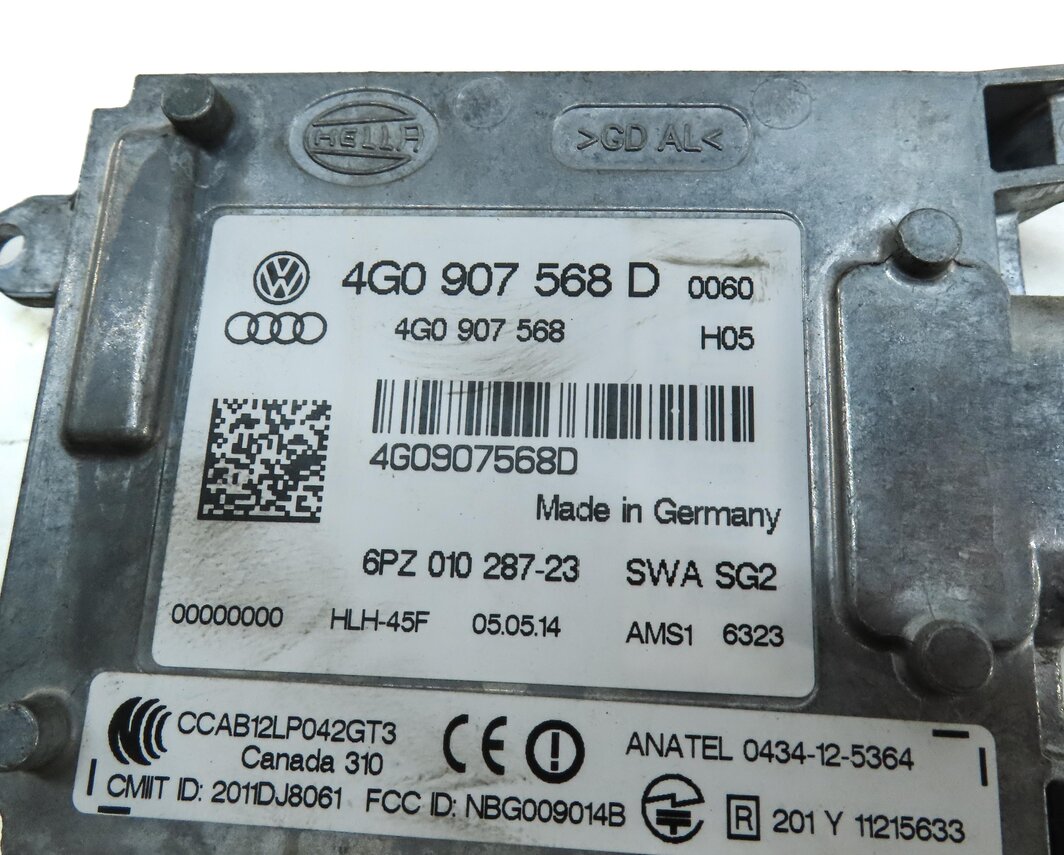 Thumbnail 5: 2012-2015 AUDI A6 S6 (C7) LEFT DRIVER REAR BLIND SPOT ALERT MODULE (SLAVE)