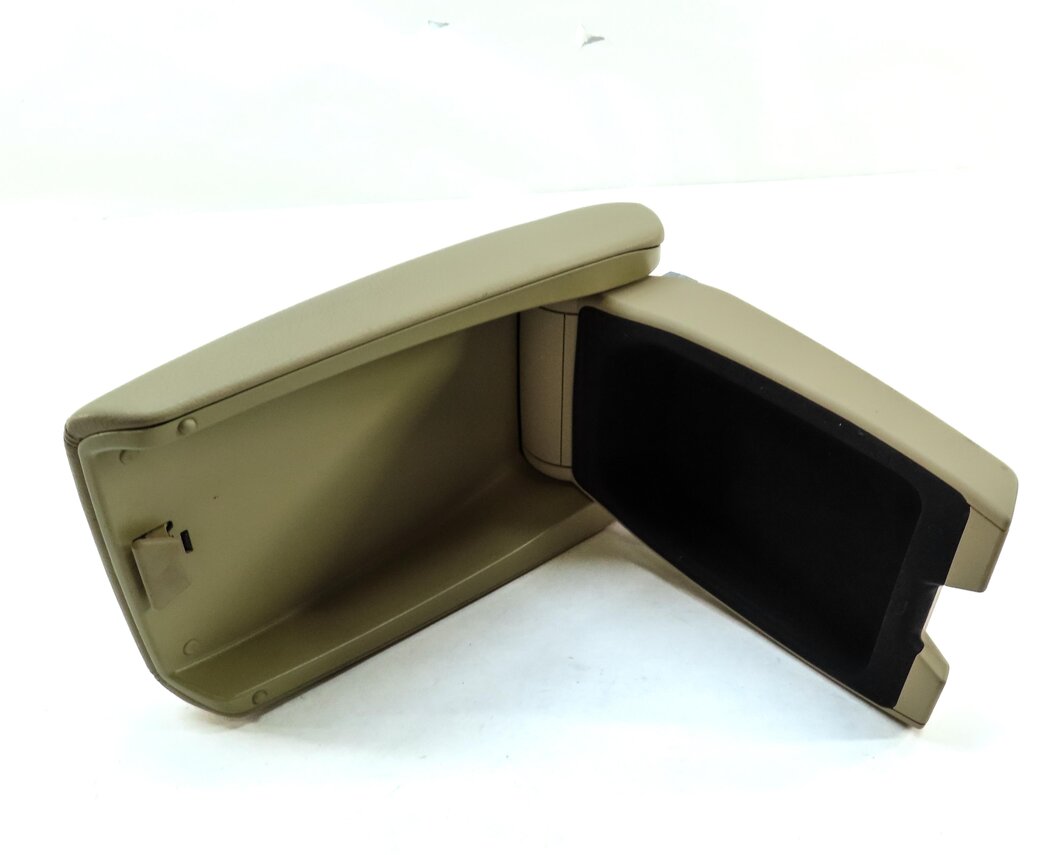 Thumbnail 7: 11-17 AUDI A6 A7 S6 S7 (C7 4G8) FRONT CENTER CONSOLE ARMREST LID (VELVET BEIGE)