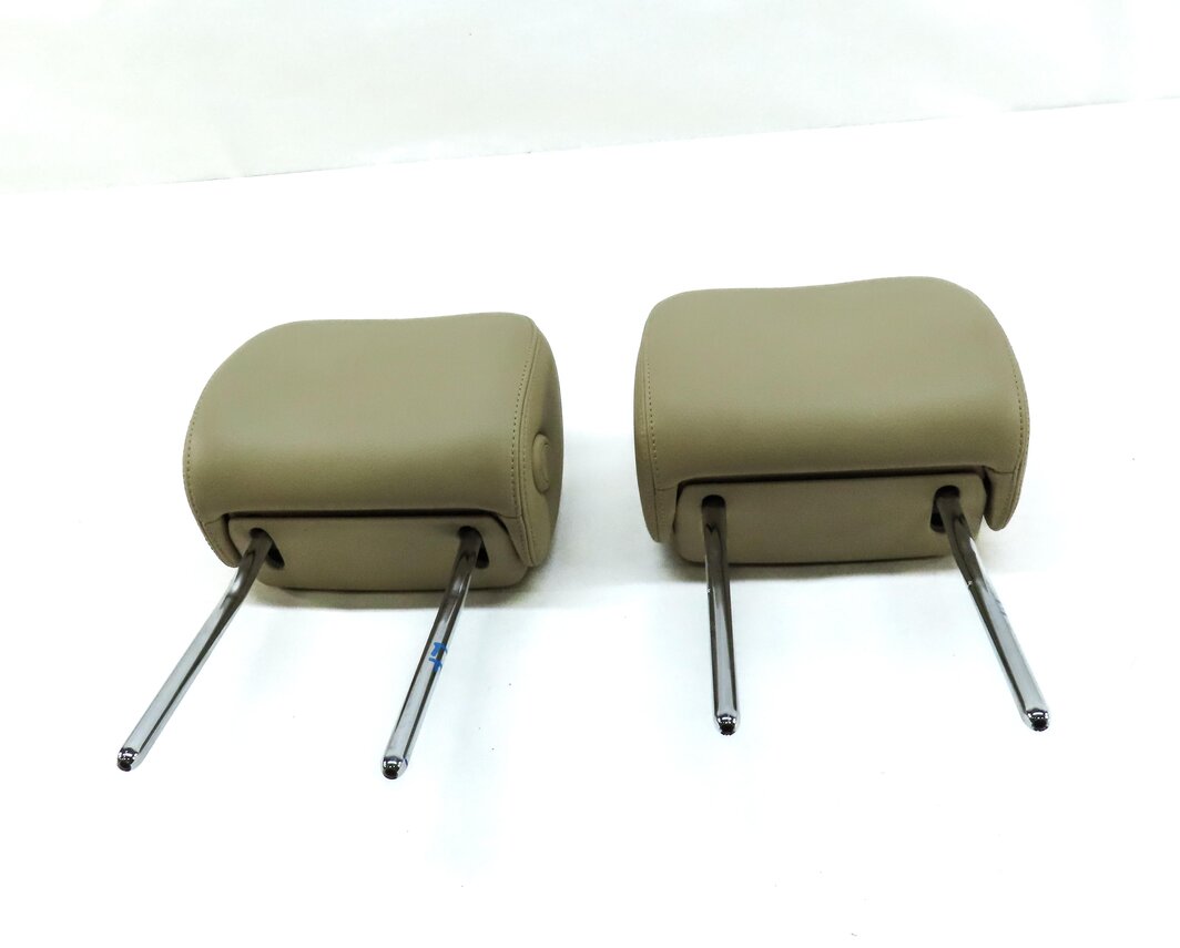 Thumbnail 2: 12-15 AUDI A6 A7 S6 S7 (C7 4G 4G8) FRONT SEAT LEFT & RIGHT HEADREST SET (BEIGE)