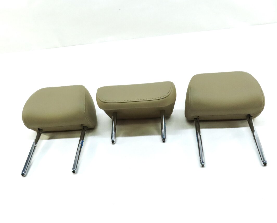 Thumbnail 2: 12-15 AUDI A6 A7 S6 S7 (C7 4G 4G8) REAR SEAT LEFT RIGHT CENTER HEADREST (BEIGE)