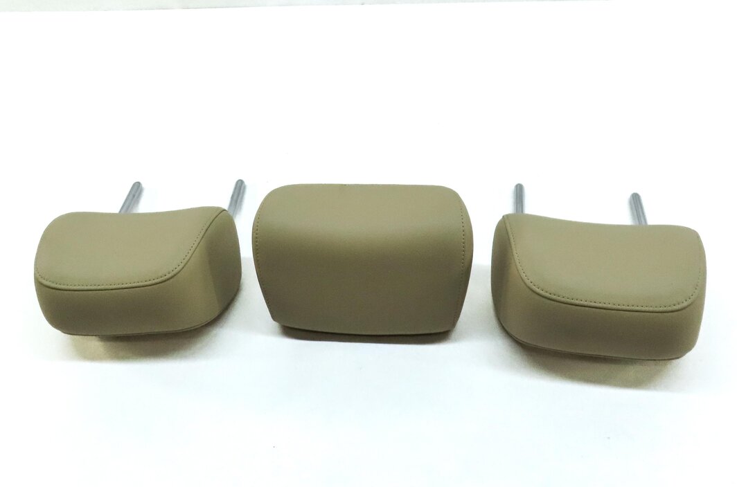 Thumbnail 4: 12-15 AUDI A6 A7 S6 S7 (C7 4G 4G8) REAR SEAT LEFT RIGHT CENTER HEADREST (BEIGE)