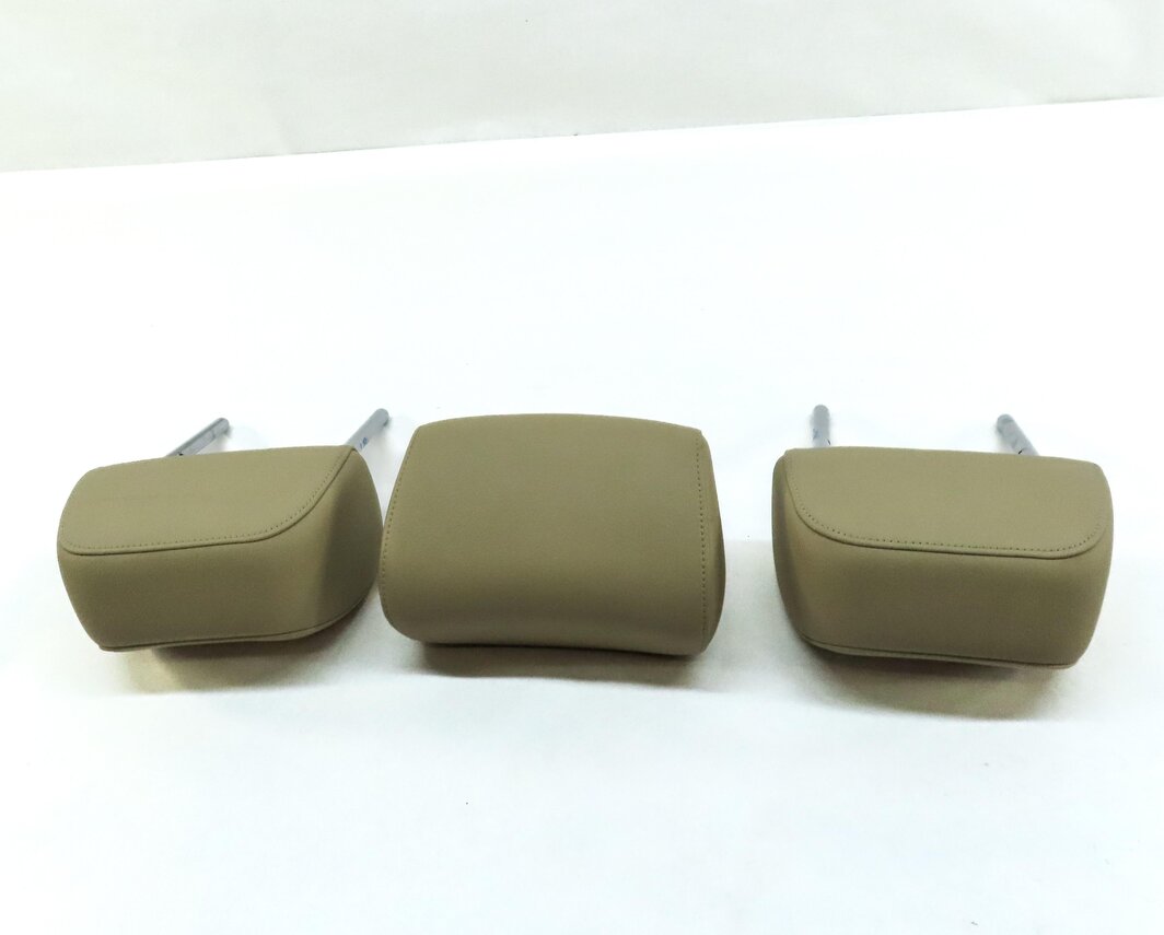Thumbnail 5: 12-15 AUDI A6 A7 S6 S7 (C7 4G 4G8) REAR SEAT LEFT RIGHT CENTER HEADREST (BEIGE)