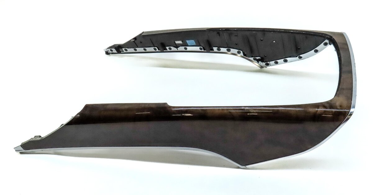 Thumbnail 17: 15 AUDI A6 C7 FRONT REAR LEFT RIGHT DOOR DASH CONSOLE BURR WALNUT WOOD TRIM SET7