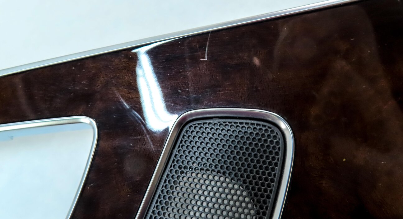 Thumbnail 7: 15 AUDI A6 C7 FRONT REAR LEFT RIGHT DOOR DASH CONSOLE BURR WALNUT WOOD TRIM SET7