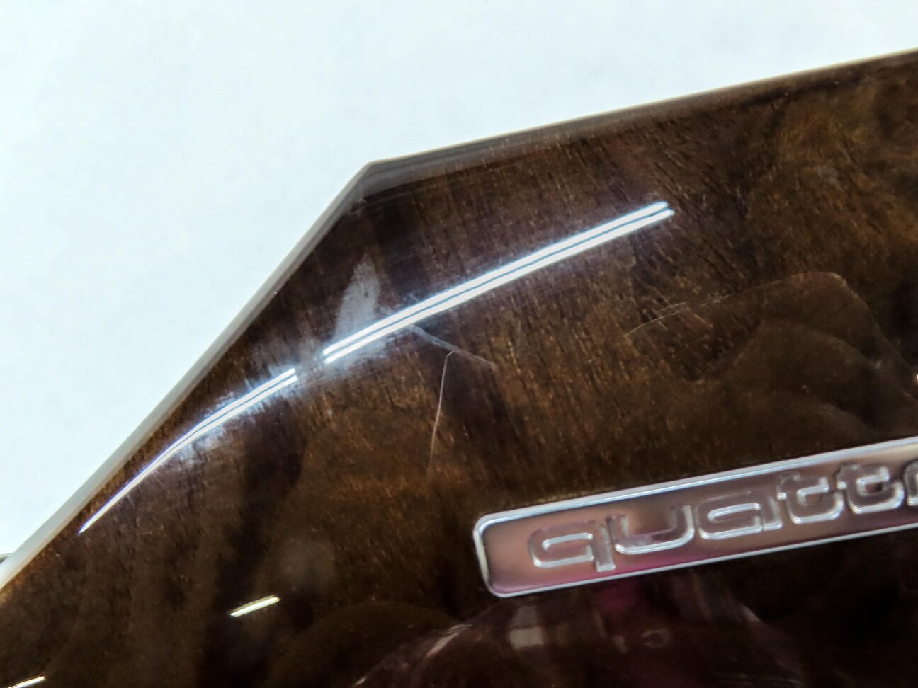 Thumbnail 9: 15 AUDI A6 C7 FRONT REAR LEFT RIGHT DOOR DASH CONSOLE BURR WALNUT WOOD TRIM SET7