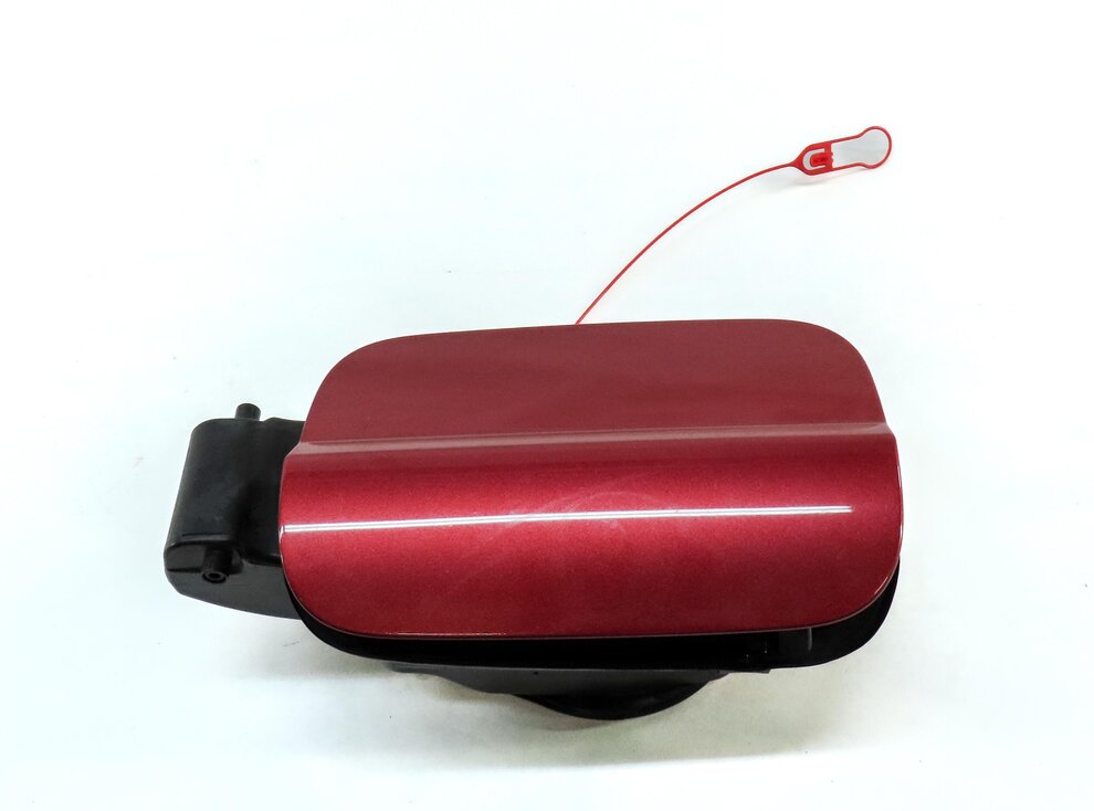 Thumbnail 2: 2012-2018 AUDI A6 S6 (C7) FUEL TANK DOOR LID COVER TRIM w/ HOUSING (GARNET RED)