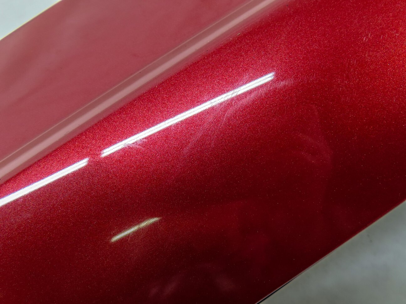 Thumbnail 8: 2012-2018 AUDI A6 S6 (C7) FUEL TANK DOOR LID COVER TRIM w/ HOUSING (GARNET RED)