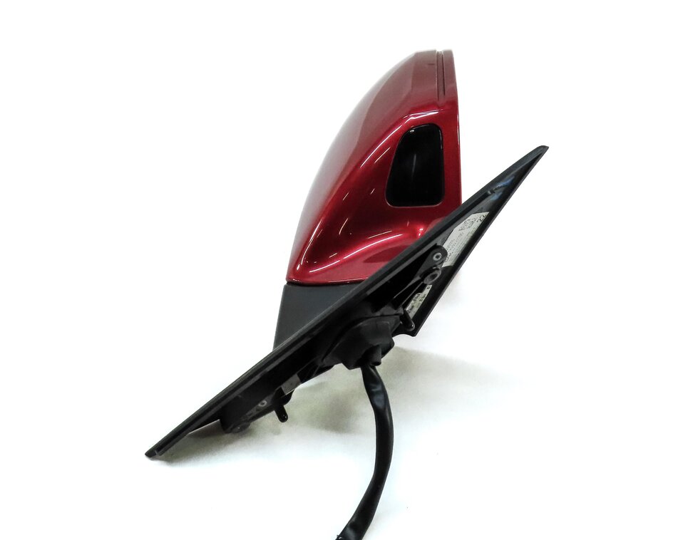 Thumbnail 5: AUDI 14-18 A6 (17 S6) RIGHT DOOR MIRROR PFOLD HEATED MEMORY AUTODIM (RED)