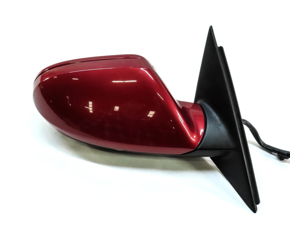 Thumbnail 6: AUDI 14-18 A6 (17 S6) RIGHT DOOR MIRROR PFOLD HEATED MEMORY AUTODIM (RED)
