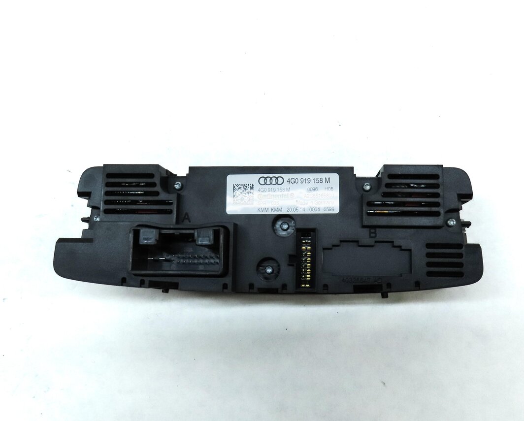 Thumbnail 6: 2012-2015 AUDI A6 A7 S6 S7 (C7 4G8) REAR HEATER A/C TEMPERATURE CONTROL PANEL