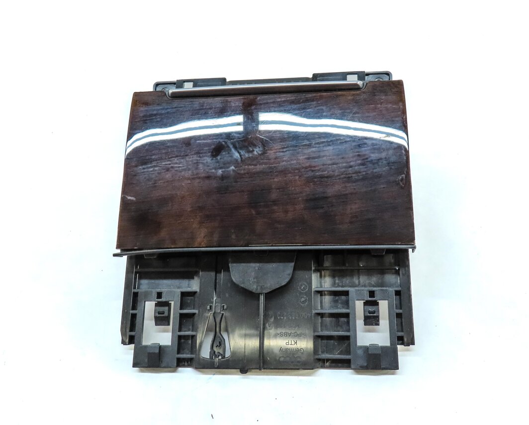 Thumbnail 2: 2015 AUDI A6 (C7) FRONT CENTER CONSOLE STORAGE TRAY (BURR WALNUT WOOD 5MG)
