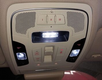 Thumbnail 2: 2015 AUDI A6 (C7) FRONT ROOF MAP READING DOME LIGHT (BEIGE) 4G0947134G