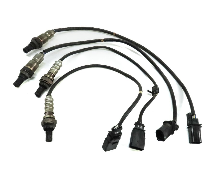 2015 AUDI A6 (C7) 3.0L SUPER CTUA ENGINE PRE POST CAT O2 OXYGEN SENSOR SET 4