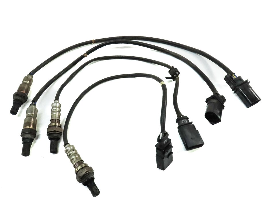 Thumbnail 2: 2015 AUDI A6 (C7) 3.0L SUPER CTUA ENGINE PRE POST CAT O2 OXYGEN SENSOR SET 4