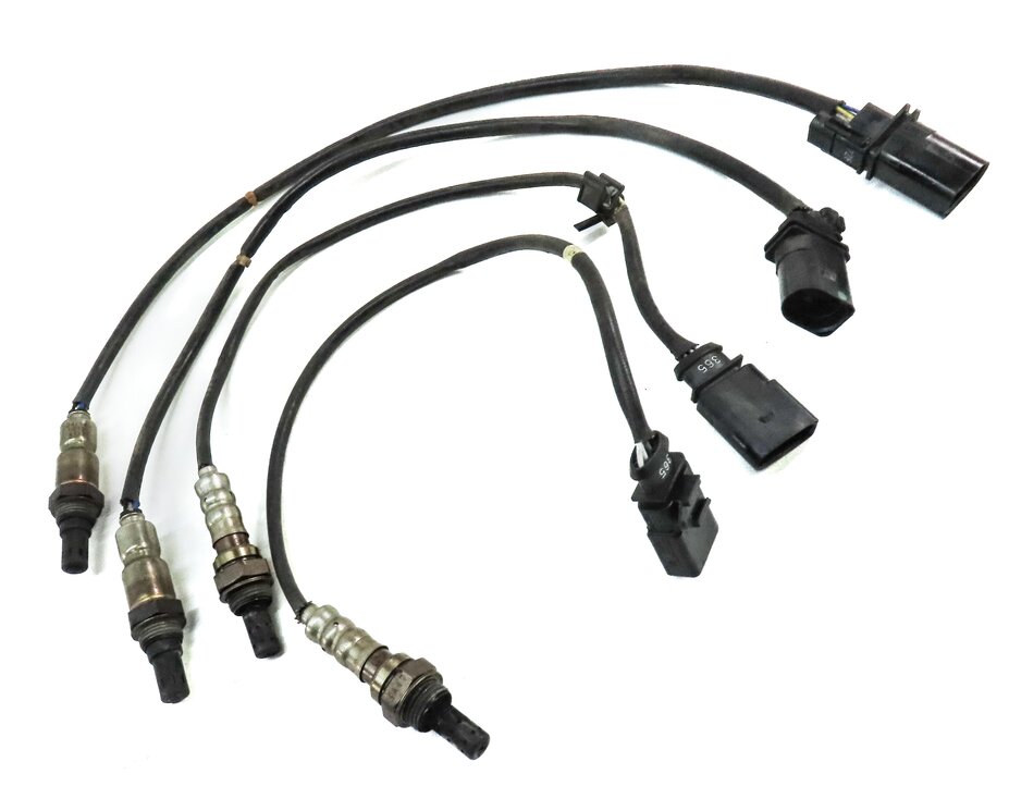 Thumbnail 3: 2015 AUDI A6 (C7) 3.0L SUPER CTUA ENGINE PRE POST CAT O2 OXYGEN SENSOR SET 4