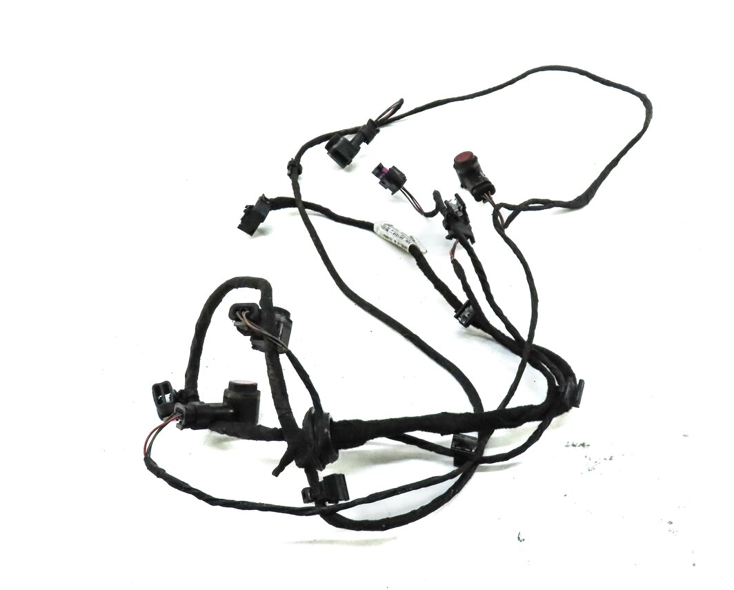 Thumbnail 4: 2015 AUDI A6 (C7) REAR PARK ASSIST PDC SENSOR SET4 (RED) w/ WIRE WIRING HARNESS