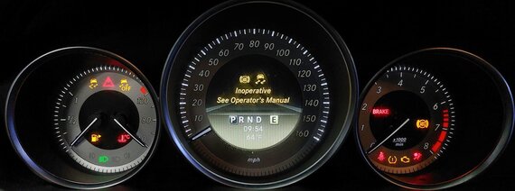 Thumbnail 2: 2012 MERCEDES C250 C300 C350 (C204 W204) SPEEDOMETER GAUGE CLUSTER (154k MILES)