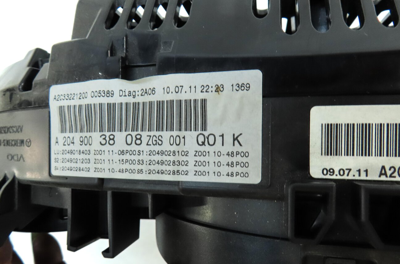 Thumbnail 7: 2012 MERCEDES C250 C300 C350 (C204 W204) SPEEDOMETER GAUGE CLUSTER (154k MILES)